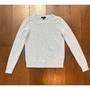 J.Crew Alpaca Blend Knit Sweater Womens Size XS Light Blue